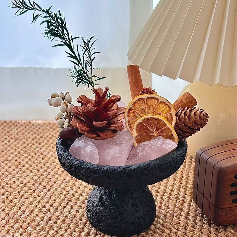 Flameless Aroma Diffuser Scent Stone Natural Dried Flower Home Gift
