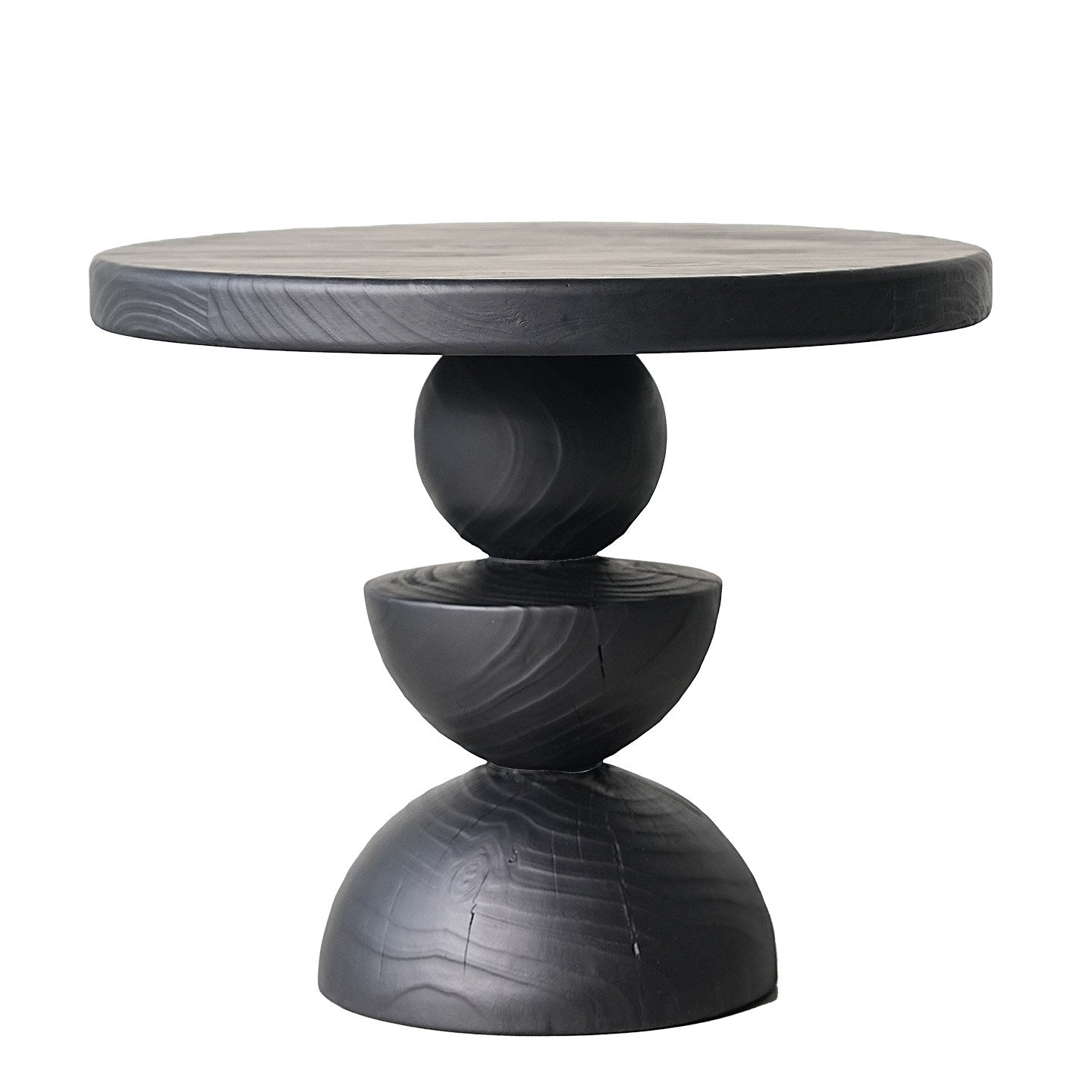 Vintage Black Wood Coffee Table Living Room Sofa Table Balcony Lounge